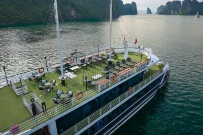 Halong Heritage Luxury Day Cruise-Buffet lunch&Limousine transfer