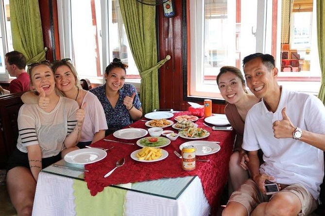 Halong Islands, Cave, Kayak, Bamboo Day Tour w Dragonfly Cruise - Inside Thien Cung Cave for 45 minutes