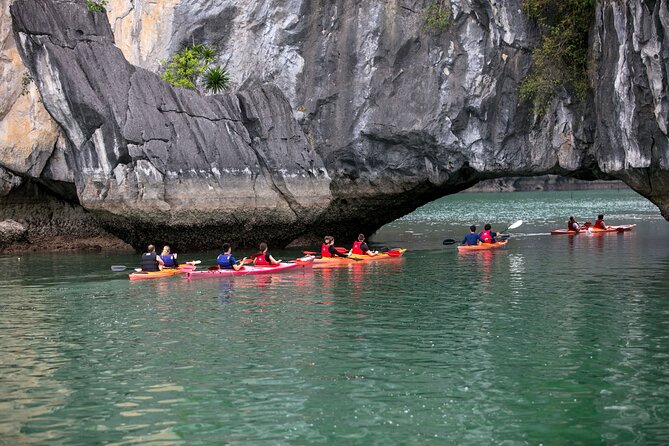 HaLong, LanHa bay 2days and 1 nite Kayak on Vega Legend Cruise. - Overnight anchorage in Lan Ha Bay