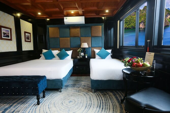 Halong Milalux 5 Star Cruise 2d1n,All inclusive,transfer - Sung Sot Cave and the first afternoon ashore