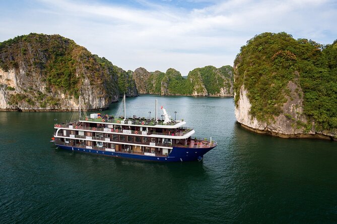 Halong Pandora 5 Star Cruise 2D1N-All Inclusive, cave, transfer - Morning Views, Frog Pond, and the Trip Back