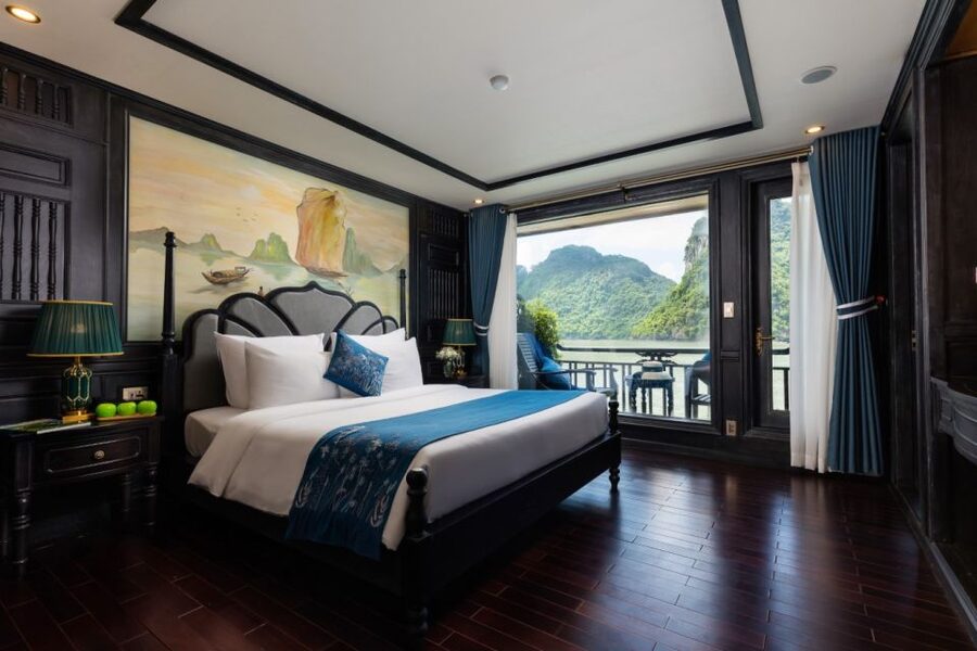 Hanoi: 2-Day Halong & Lan Ha Bay 5-Star Cruise with Balcony - Your balcony cabin and the overnight experience