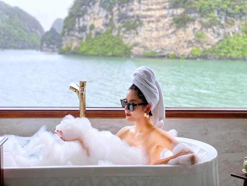 Hanoi: 2-Day Lan Ha & Halong Bay 5 Stars Cruise with Balcony - Dark and Bright Cave by kayak or bamboo boat