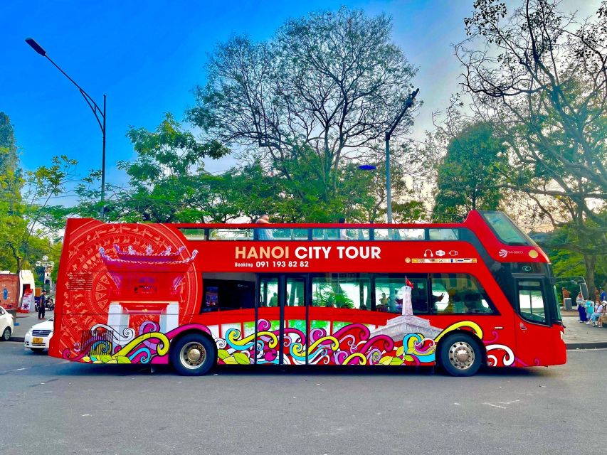 Hanoi: 4 Hour Hop on Hop off Bus Tour - The top deck and the multilingual audio