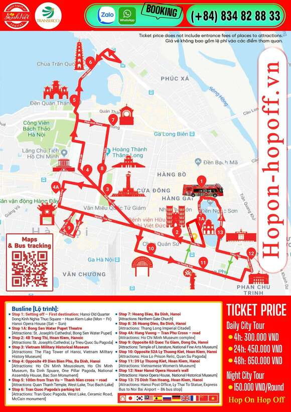 Hanoi: Centuries of Highlights in 1 Hour by Open-Top Bus - Hoan Kiem Lake and Hanoi’s Old Quarter