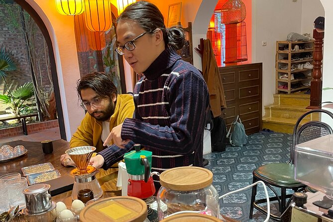 Hanoi Coffee Experience: 6 Brews, 9 Recipes & 3 Liquor Tastings - Pastries, snacks, and a garden break