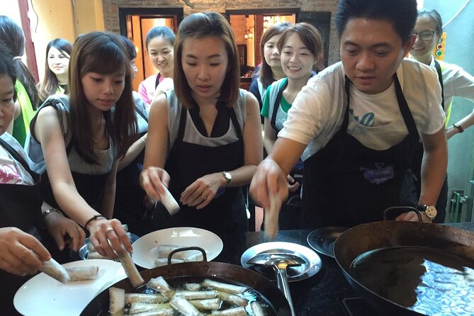 Hanoi Cooking Class and Market Tour with Chef Tien - Eating your own work with unlimited drinks
