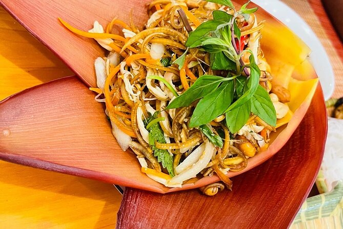 Hanoi Cooking Class Learning 5 Dishes including Banh Xeo - Hanoi’s biggest produce market before the cooking begins