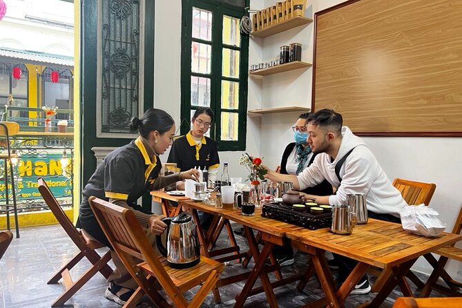 Hanoi Egg Coffee Class and Street Food Walking Tour - Walking conditions and group size