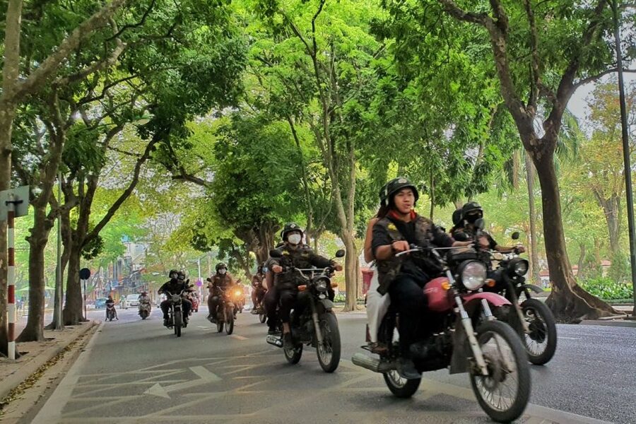 Hanoi Food, Culture, Sightseeing & Fun By Vintage Motorbike - From Ho Chi Minh’s mausoleum to Hanoi’s old temples