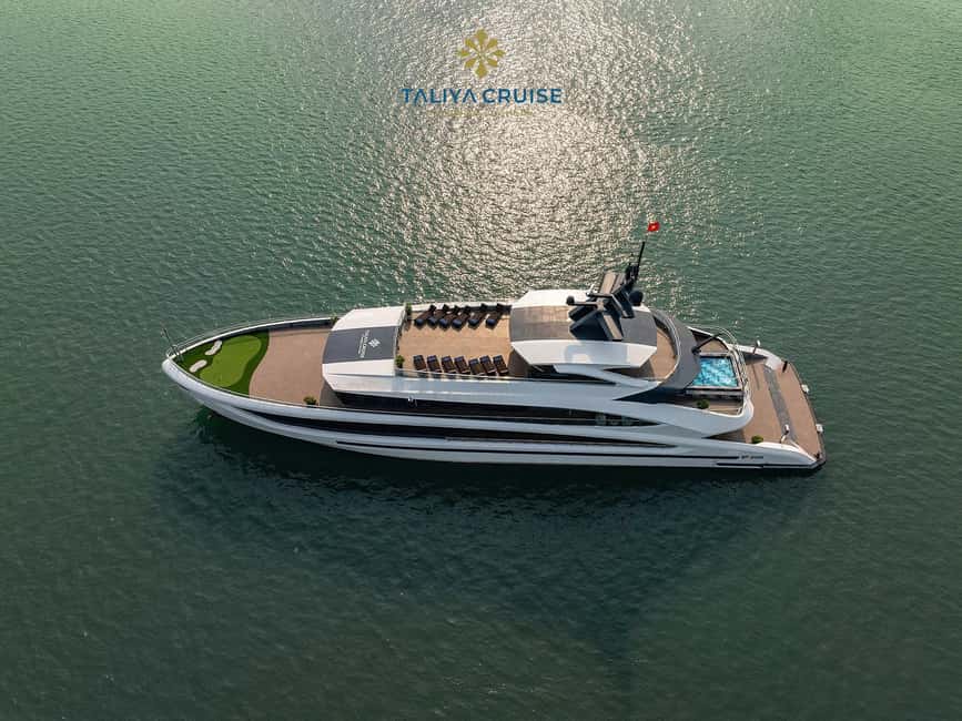 Hanoi: Ha Long Bay/Lan Ha Bay Taliya Day Cruise - Boarding a large, polished Taliya vessel
