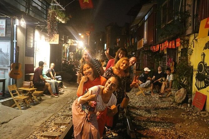Hanoi Jeep By Night Street Food Tour and Train Street Experience - Chuong Duong Bridge, the ceramic road, and Long Bien Bridge