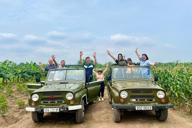 Hanoi Jeep City Highlight, Backstreet, Train Street, Countryside - Lunch, group size, and the $55 value