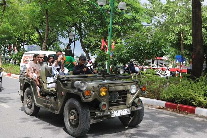 Hanoi Jeep City Tour combine Countryside Train Street, Hidden Gem - Hanoi’s landmarks, from the Ho Chi Minh Mausoleum to Long Bien Bridge