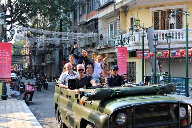 Hanoi Jeep Food Tours Led By Women - Ho Chi Minh Mausoleum and the evening city