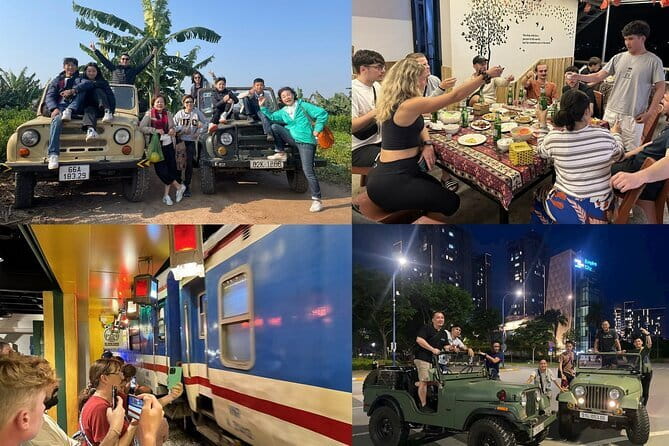 Hanoi Jeep Night Street Foodie Tour, Train Street and Egg Coffee - Stop 2: Bun Cha near Hanoi Opera House