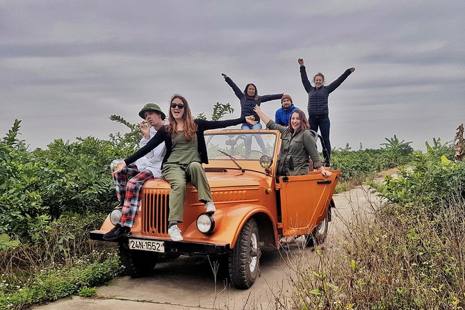 Hanoi Jeep Tour: Red River Countryside Culture & Daily Life - Leaving the Old Quarter by Jeep