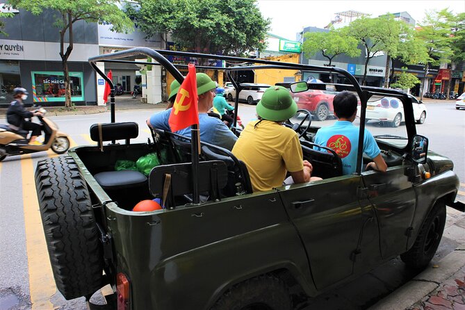 Hanoi Jeep Tours Led By Women: City & Countryside Half Day Combo - Huu Tiep Lake and the downed B-52