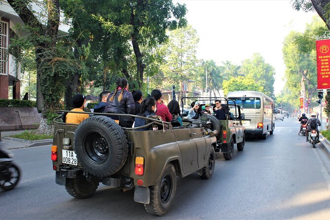 Hanoi Jeep Tours Led By Women: City & Red River Half Day - West Lake, Bia Hoi, and a wider view of Hanoi