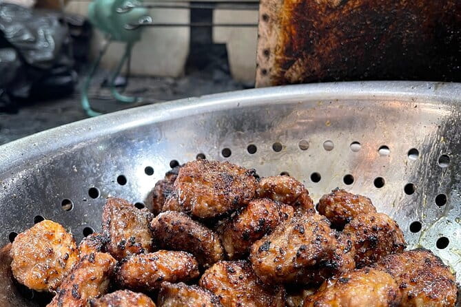 Hanoi Michelin Star Food Tour Via Jeep, Vespa or Motorbike - Train Street with coffee and a close view of Hanoi life