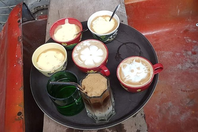 Hanoi Motorbike Tour: Food, Culture and Fun by Vintage Motorbike - Hanoi Train Street and a coffee break