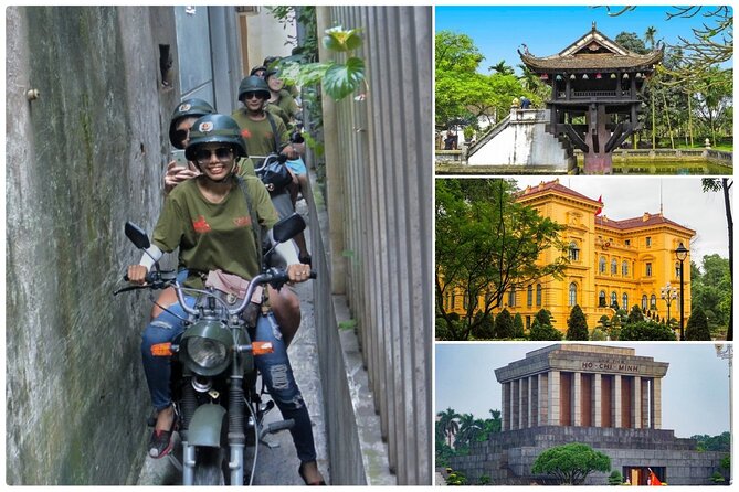 Hanoi Motorbike Tour: Hanoi HIGHTLIGHTS & HIDDEN GEMS - Ho Chi Minh Mausoleum: a formal start