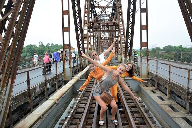 Hanoi Motorbike Tours Led By Women: Hanoi City Insight Motorbike Tours - Banana Island, railway areas, and places outside the standard route
