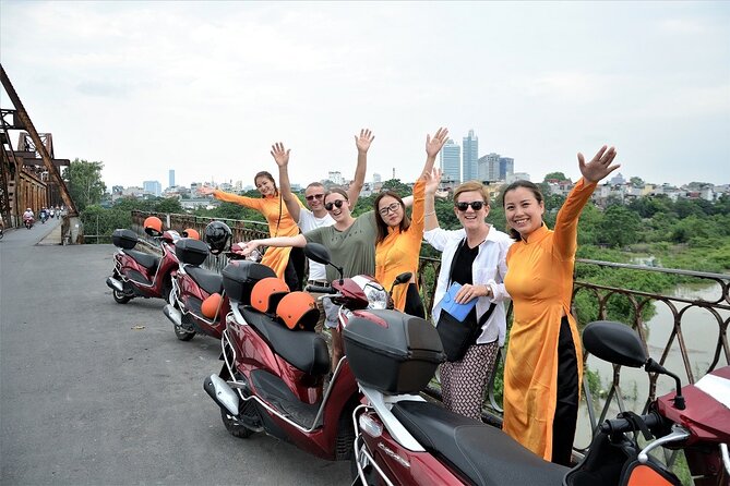 Hanoi Motorbike Tours Led By Women: Hanoi City Insight Motorbike Tours - Meeting the team near Hanoi Opera House