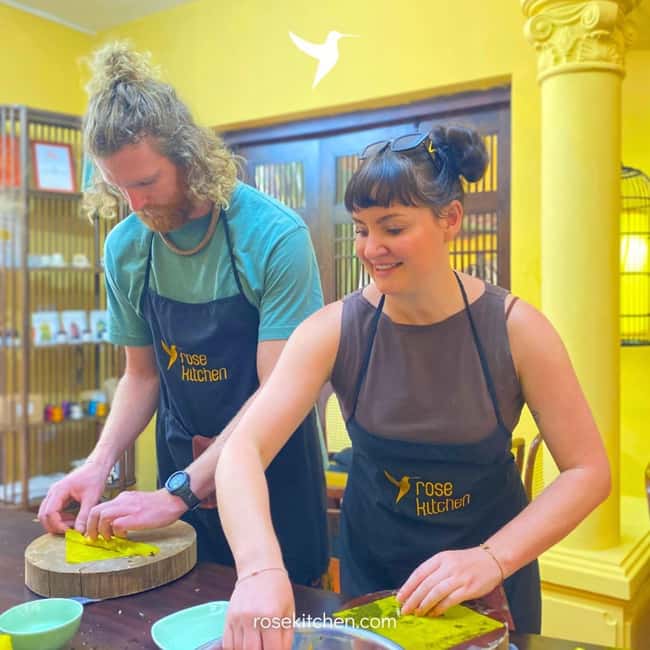 Hanoi: Rose Kitchen: Pho/Bun Cha/Nem+ Free Egg/ Salt Coffee - Finding the villa near Hoang Hoa Tham Street