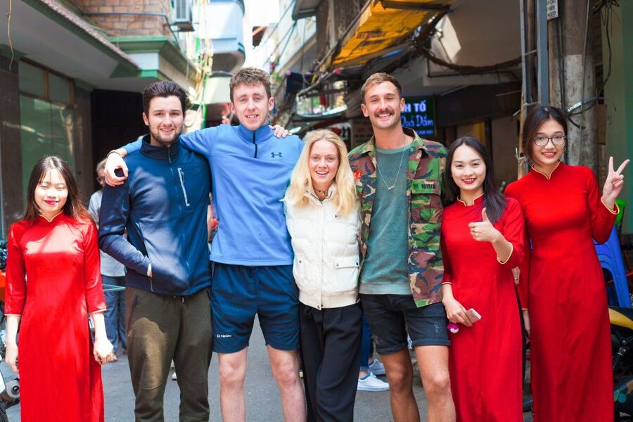 Hanoi: Small-Group Street Food Walking Tour - Sticky rice with ice cream is the surprise dessert