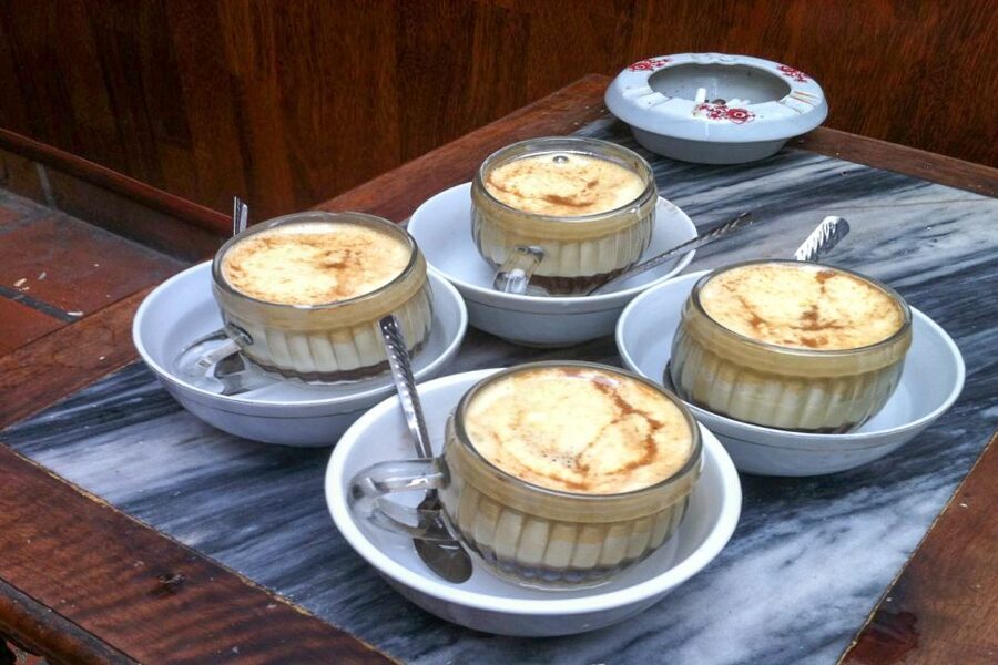 Hanoi: Small-Group Street Food Walking Tour - Egg coffee closes the evening in Hanoi style