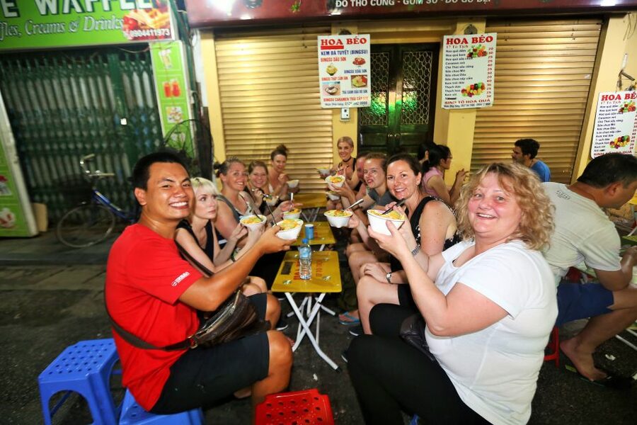Hanoi: Street Food Experience with 5 Food Stops - Banh mi, fruit, and the first street flavors