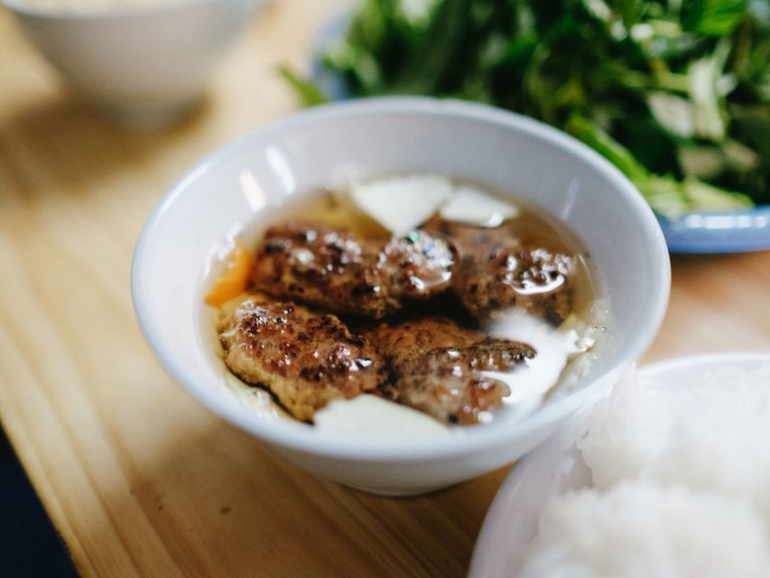 Hanoi: Street Food Experience with 5 Food Stops - Grilled nem chua and fruit salad