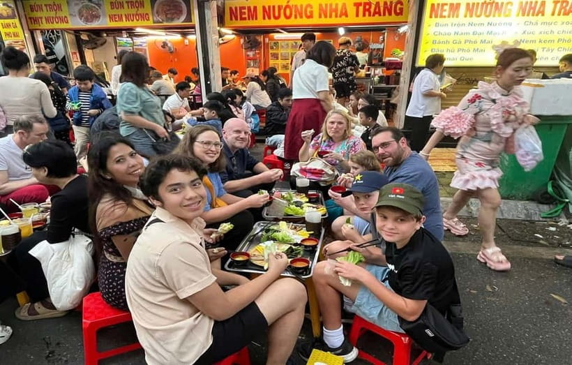 Hanoi: Street Food Tour with Train Street & Hidden Alleyways - Waiting for the train at Hanoi Train Street