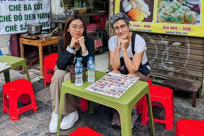 Hanoi street food walking and train street visit - What $21.77 gets you
