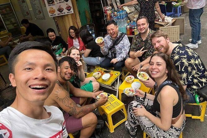Hanoi street food walking and train street visit - Who should book this Hanoi evening?