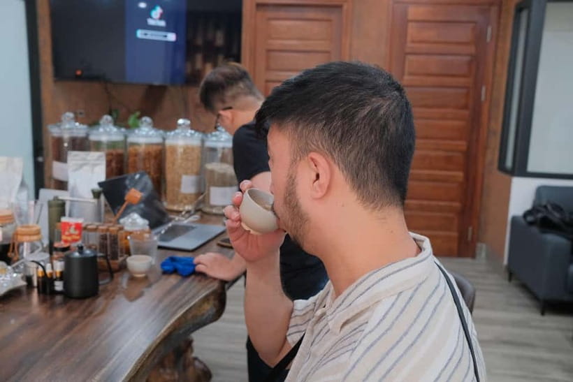 Hanoi Ultimate Coffee Workshop: Make, Learn & Taste - Making egg, coconut, salt, and brown coffee