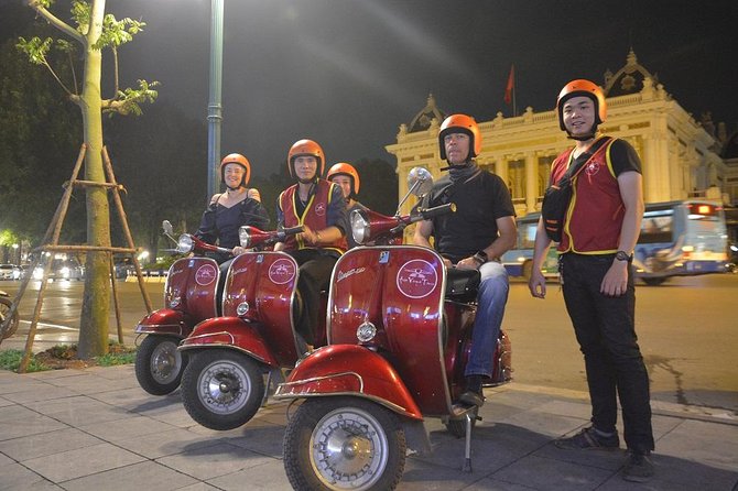 Hanoi Vespa Tours: Hanoi After Dark Vespa Food Tours - Long Bien Bridge: a short look at Hanoi’s night rhythm