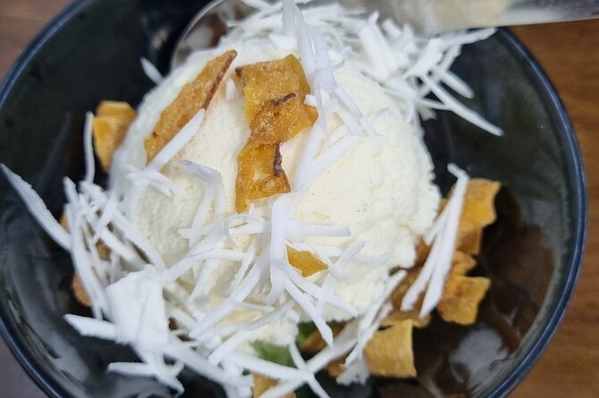 Hanoi Walking Street Food Tour with Train-Street Visit - Bun cha and spring rolls first