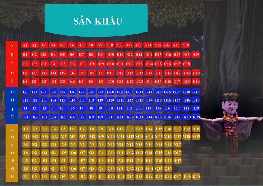 Hanoi: Water Puppet Show Tickets - Choosing the best seat