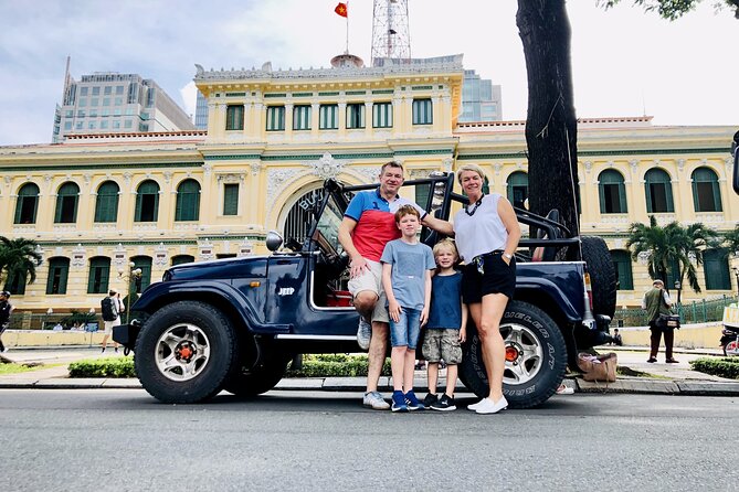Ho Chi Minh City Private Half-Day Tour by U.S Army Jeep - Morning or afternoon: choosing the better four hours
