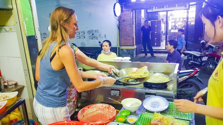 Ho Chi Minh City: Private Street Food Motorbike Tour - The flower market and the city’s night food culture