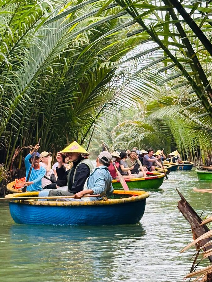 Hoi An Basket Boat Ride in Water Coconut Forest - One hour through the nipa palm waterways