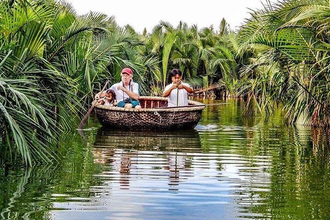 Hoi An Basket Boat Tour ( basket boat, visit water coconut forest, fishing crab) - Hotel pickup can mean a ride on a scooter