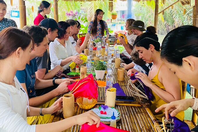 Hoi An: Cooking Class with Market, Lantern Making, Basket Boat - Making a traditional Hoi An lantern