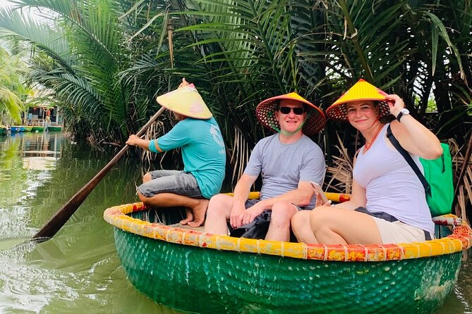 Hoi An Countryside PRIVATE TOUR - Highlights and Hidden Gems - Bay Mau Coconut Forest by bamboo basket boat