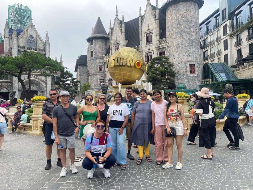 Hoi An / Da Nang to Ba Na Hills Day Trip with Golden Bridge - French Village, gardens, and lunch