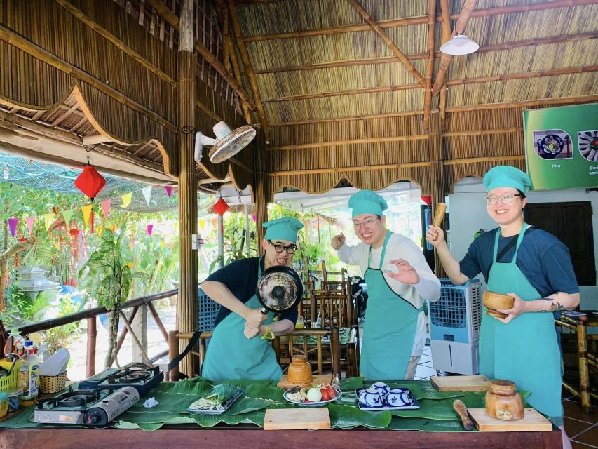 Hoi An/Da Nang: Vegetarian Cooking Class & Basket Boat Ride - A short ride through Bay Mau Coconut Village