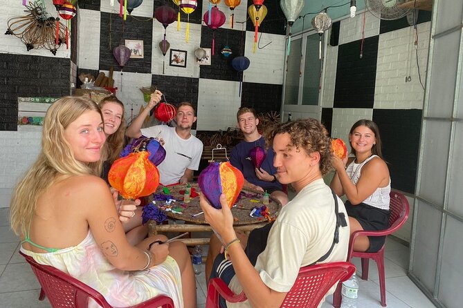 Hoi An Full Lantern Making Class , Basket Boat , Crab Fishing And Food - Entering The Bay Mau Nipa Forest By Basket Boat