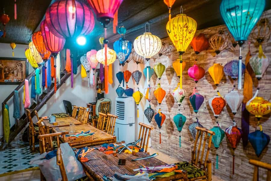 Hoi An: Lantern Making, Basket Boat, and Cooking Class - The water coconut forest and its round bamboo boats